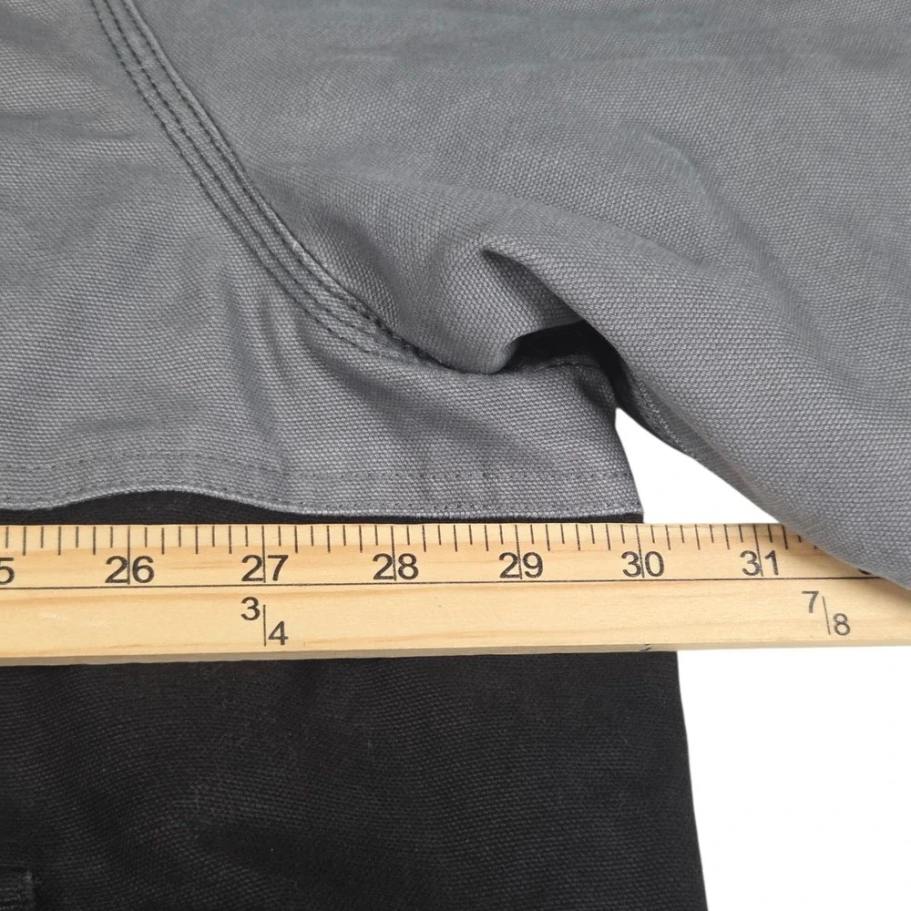 Snap-on Hooded‎ Work Jacket Mens 3XL Gray Black Canvas Quilted Mechanic Heavy